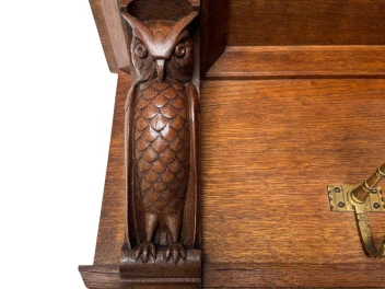 Arts & Crafts Wall Coat Rack by Kobus de Graaff, 1900s